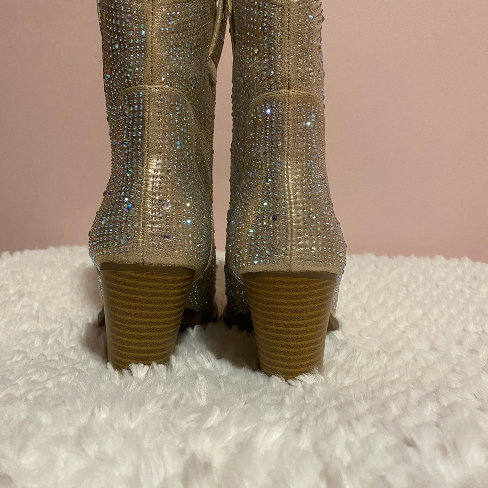 NWOT! Sparkling Rhinestone Booties ✨ - Picture 4 of 4